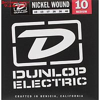 Комплект струн для электрогитары Dunlop DEN1046 никелированные, Medium, 10-46