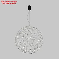 Светильник подвесной Bogate's Alioth 453/1, LED, 30 Вт, 4000К, 2403Лм, 800х800 мм, цвет чёрный жемчуг