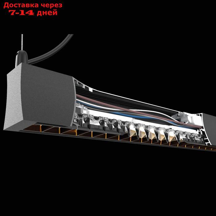 Светильник линейный Mantra Hanok, LED, 2800Лм, 4000К, 1200х47,3х100 мм, цвет чёрный - фото 2 - id-p226869689