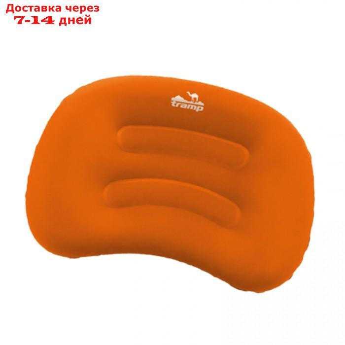 Подушка надувная Tramp TRA-160, Air Head, оранжевый/серый - фото 1 - id-p226871699