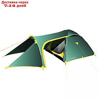 Палатка туристическая Tramp TRT-36, Tramp палатка Grot 3 (V2), зеленый