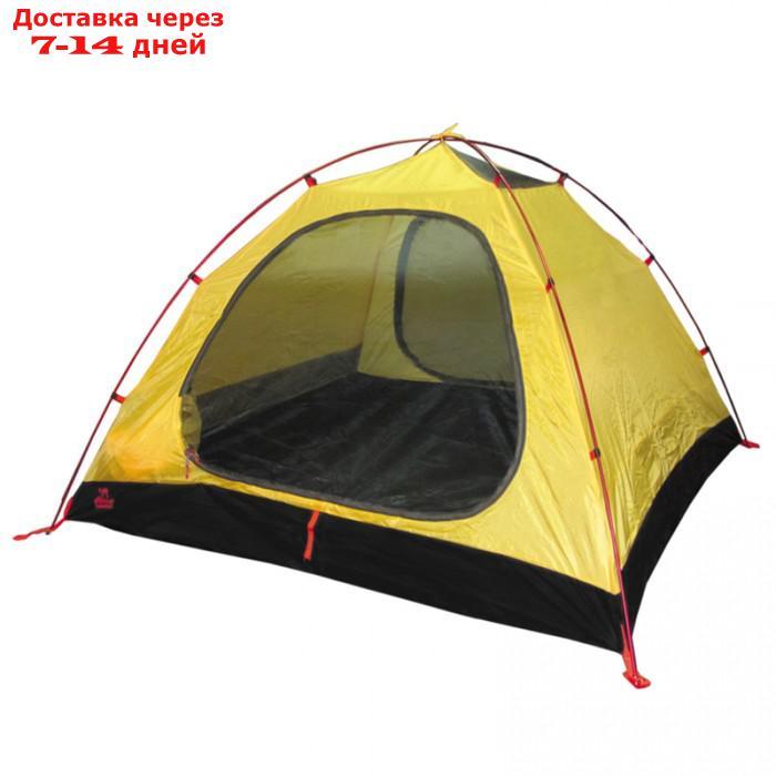 Палатка туристическая Tramp TRT-36, Tramp палатка Grot 3 (V2), зеленый - фото 2 - id-p226871703
