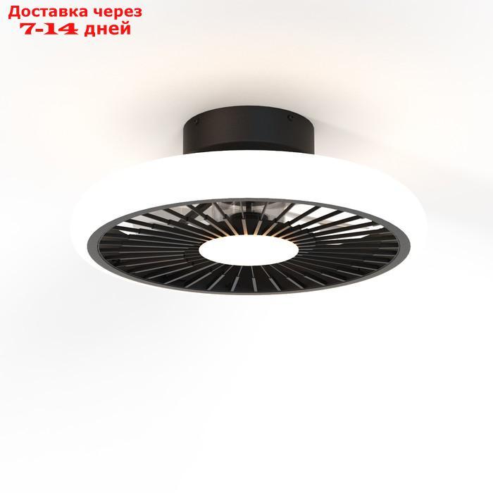 Люстра-вентилятор Mantra Turbo, LED, 4100 - 5700Лм, 2700-5000К, 180 мм, цвет чёрный - фото 1 - id-p226869753