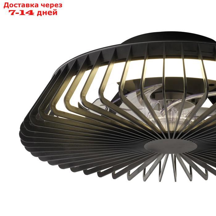 Люстра-вентилятор Mantra Himalaya, LED, 4500Лм, 2700-5000К, 177 мм, цвет чёрный - фото 2 - id-p226869757