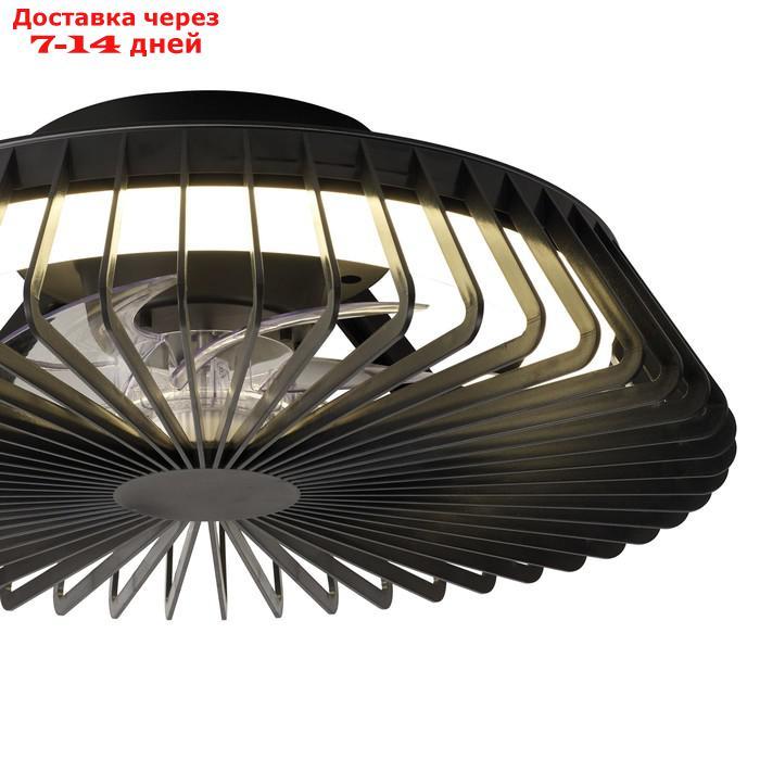 Люстра-вентилятор Mantra Himalaya, LED, 4500Лм, 2700-5000К, 177 мм, цвет чёрный - фото 3 - id-p226869757