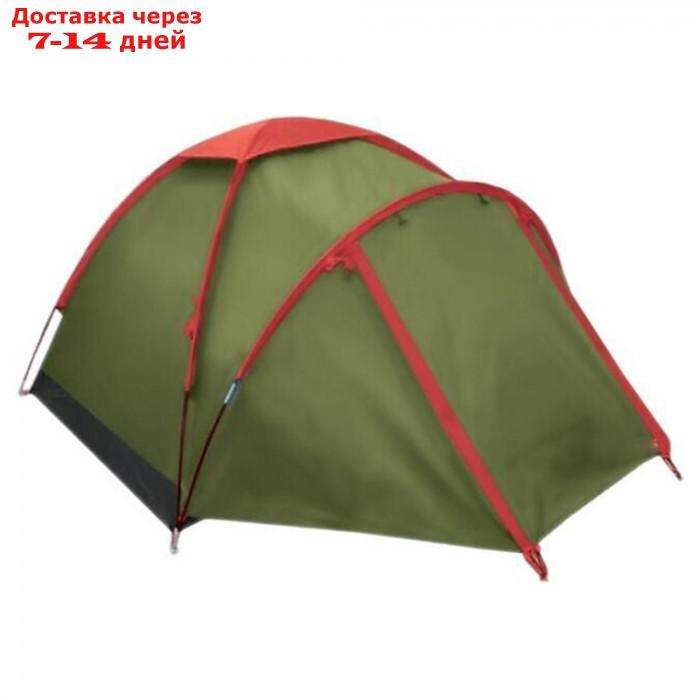 Палатка туристическая Tramp Lite TLT-003, Tramp Lite палатка Fly 3, зеленый - фото 1 - id-p226871745