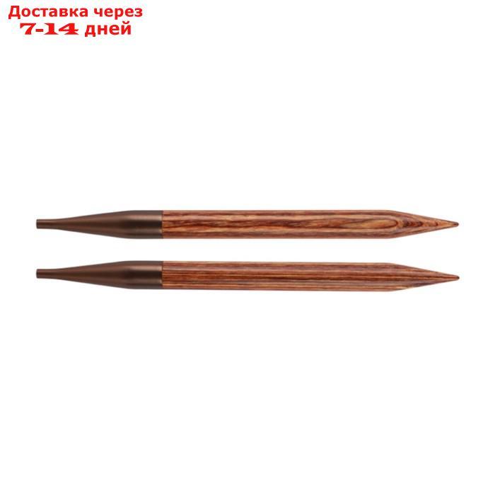 Спицы деревянные съемные Ginger KnitPro для длины тросика 35-126 см/6.00 мм 31209 - фото 1 - id-p226873751