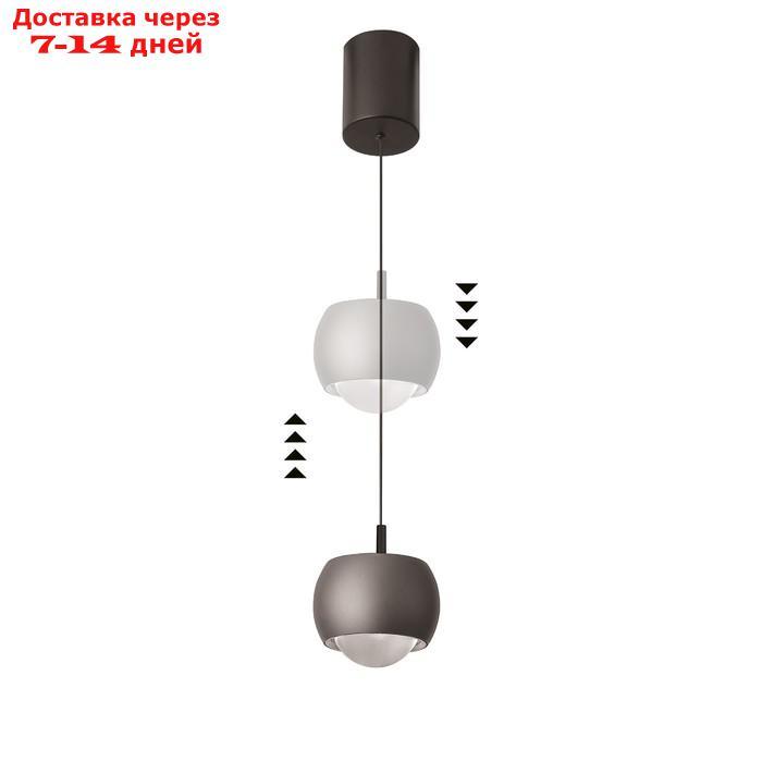 Светильник подвесной Mantra Roller, LED, 1000Лм, 3000К, 177 мм, цвет чёрный - фото 2 - id-p226868930