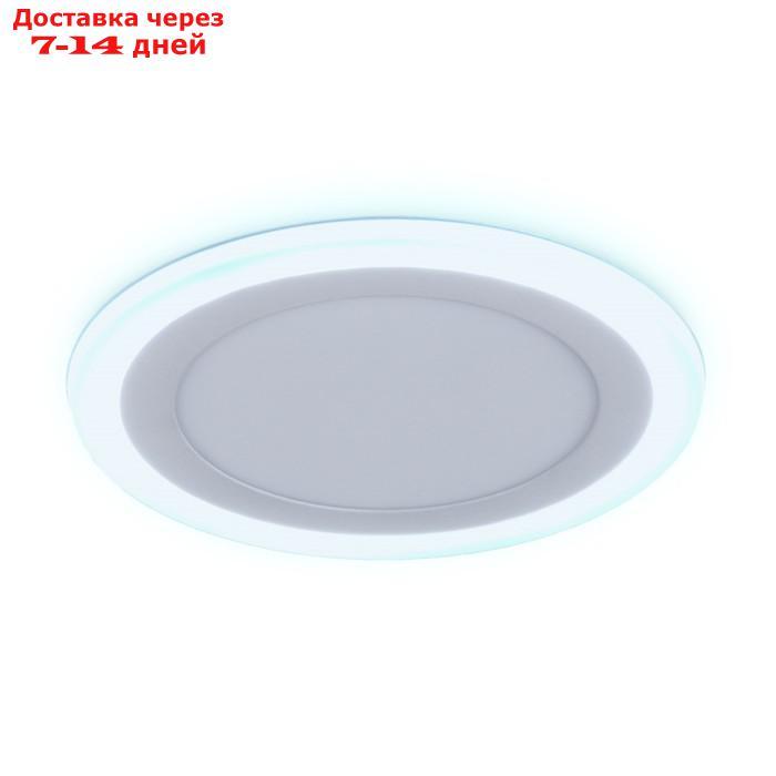 Светильник встраиваемый cветодиодный Ambrella Downlight DCR368 с подсветкой, 18Вт, Led, цвет белый - фото 3 - id-p226870839