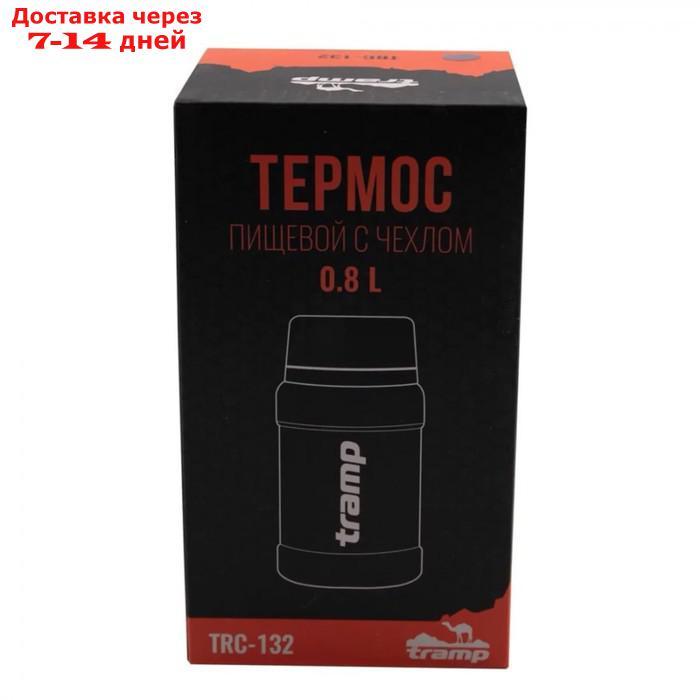 Термос Tramp TRC-132, с широким горлом 0,8 л с сумкой, оливковый - фото 6 - id-p226871892
