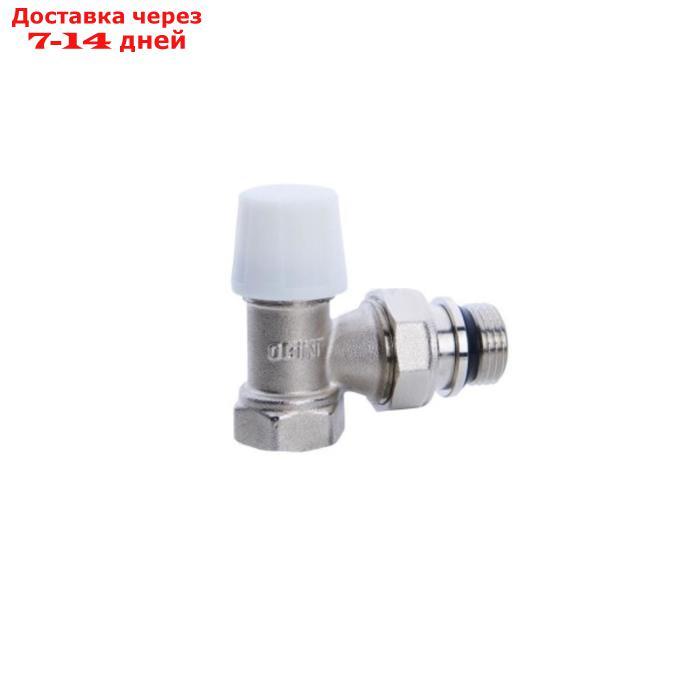 Клапан для радиатора Ogint 022-4826, 3/4", PN 10, запорный, угловой штуцер, с прокладкой - фото 1 - id-p226872860