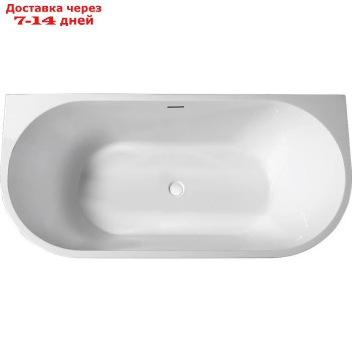 Ванна акриловая ABBER AB9216-1.3, 130х70х60 см, глубина 456 мм, белая - фото 3 - id-p226903478