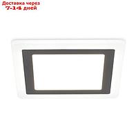 Светильник встраиваемый cветодиодный Ambrella Downlight DCR396 с подсветкой, 18Вт, Led, цвет белый