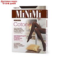 Колготки женские MiNiMi Cotone, 160 den, размер 7, цвет moka
