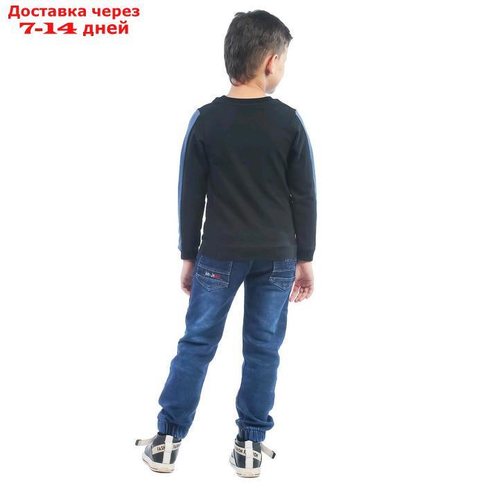 Свитшот детский "Космонавт", рост 98 см, цвет чёрный - фото 4 - id-p226872902