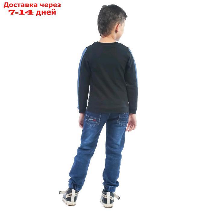 Свитшот детский "Космонавт", рост 104 см, цвет чёрный - фото 4 - id-p226872903