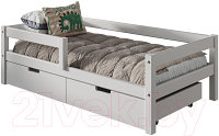 Односпальная кровать детская WoodMoon Мунни 9 90x200 / М-9Я