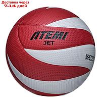 Мяч волейбольный Atemi Jet (N), синтетическая кожа PU Soft, 12 панелей, клееный, окружность 65-67 см