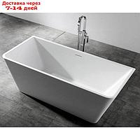 Ванна акриловая ABBER AB9212-1.7, 170х80х60 см, глубина 456 мм, белая