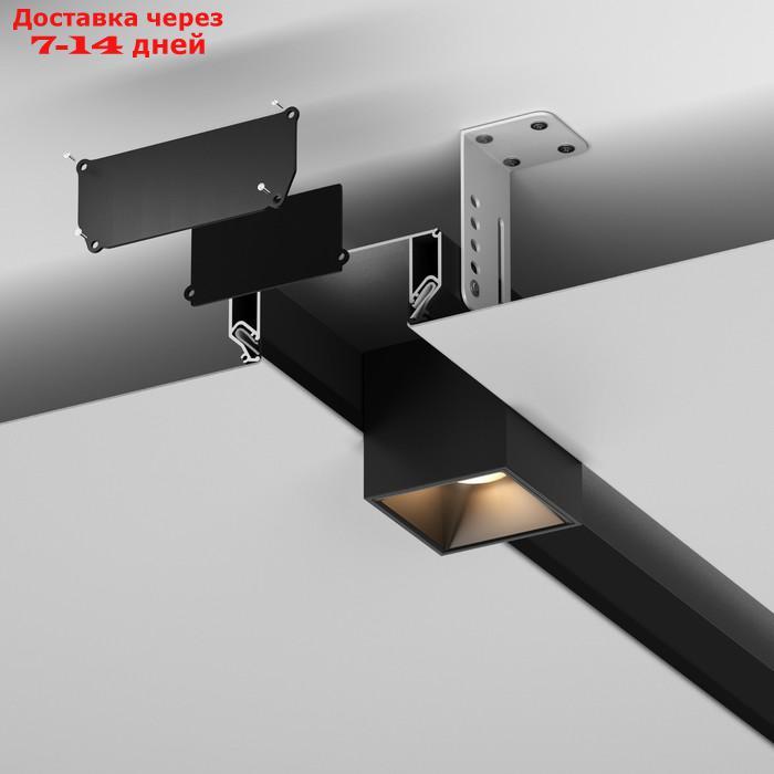 Алюминиевый профиль ниши скрытого монтажа в натяжной потолок Technical ALM-9940-SC-B-2M, 200х9,9х4 см, цвет - фото 3 - id-p226870999