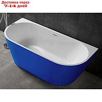 Ванна акриловая ABBER AB9216-1.7DB, 170х80х60 см, глубина 450 мм, синяя
