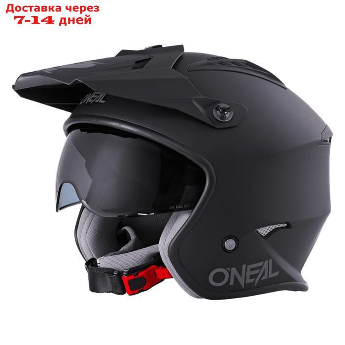 Шлем открытый O'Neal Volt Solid, ABS, матовый, черный, XL - фото 1 - id-p226904549