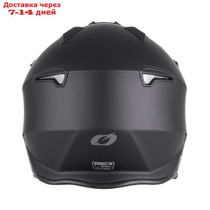 Шлем открытый O'Neal Volt Solid, ABS, матовый, черный, XL - фото 3 - id-p226904549