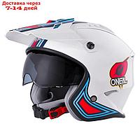 Шлем открытый O'Neal Volt MN1, ABS, глянец, белый/красный, M
