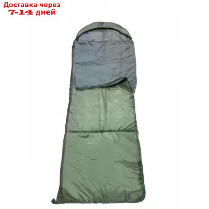 Спальник-одеяло с капюшоном "СИБТЕРМО", 300 г/м2 245x200x80, микс - фото 1 - id-p226904719