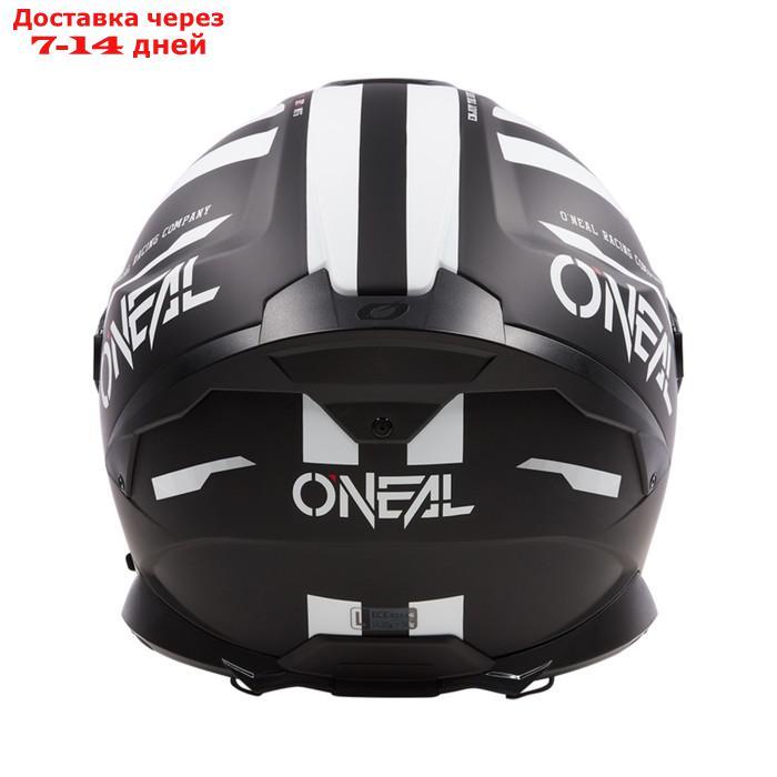 Шлем интеграл O'Neal Challenger Warhawk, ABS, матовый, черный/белый, L - фото 2 - id-p226891855