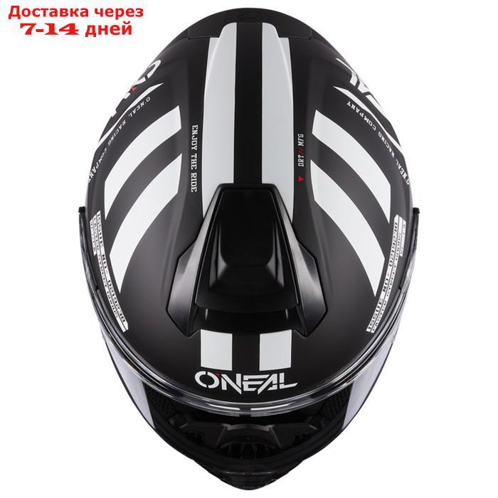 Шлем интеграл O'Neal Challenger Warhawk, ABS, матовый, черный/белый, L - фото 3 - id-p226891855