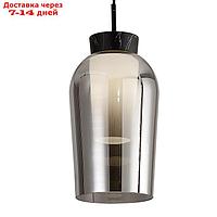 Светильник подвесной Mantra Nora, E27, 1х20Вт, 387 мм, цвет чёрный, мрамор