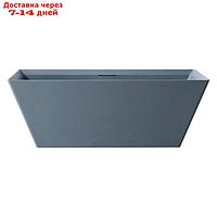 Ванна из искусственного камня ABBER Berlin AM9912G, 170х75х60 см, серая, матовая