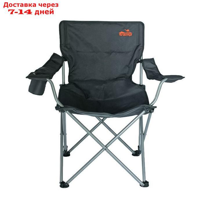 Кресло с регулируемым наклоном спинки, 60 х 55 х 51/107 см, цвет чёрный/серый - фото 1 - id-p226872215
