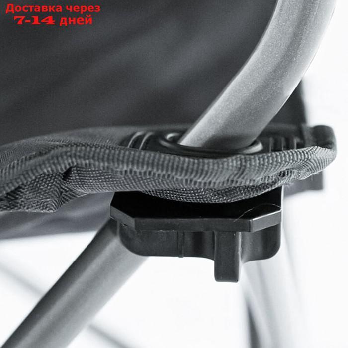 Кресло с регулируемым наклоном спинки, 60 х 55 х 51/107 см, цвет чёрный/серый - фото 9 - id-p226872215