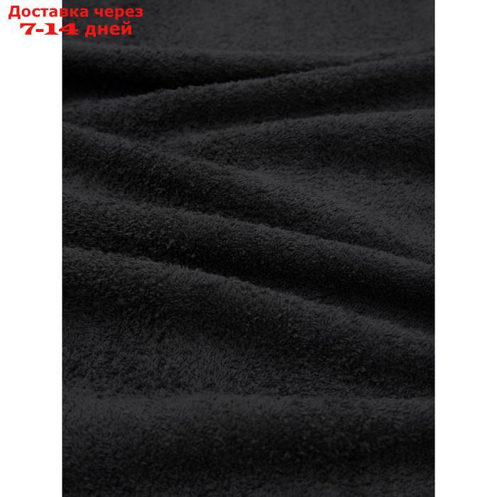 Комплект махровых полотенец Black, размер 30х50 см, 50х100 см, 70х140 см - фото 8 - id-p226901035