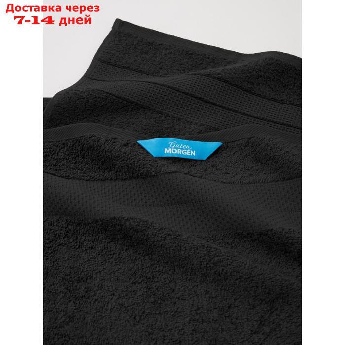 Комплект махровых полотенец Black, размер 30х50 см, 50х100 см, 70х140 см - фото 9 - id-p226901035