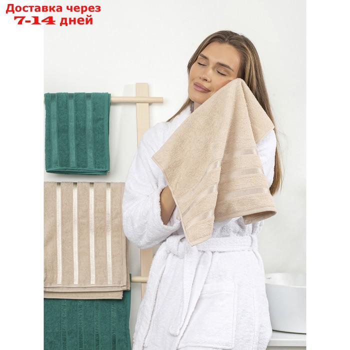 Комплект махровых полотенец Oasis, размер 50х80 см - 2 шт, 70х130 см - 2 шт - фото 3 - id-p226901036