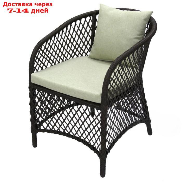 Кресло к набору "Сакраменто" каркас черный, хамелеон, 68 х 60 х 80 см - фото 1 - id-p226907458