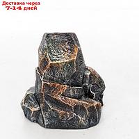 Крышка люка "Скала" камень, 35х35х36см