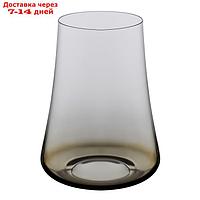 Набор стаканов для воды Crystalex "Экстра", 400 мл, 6 шт, цвет серый