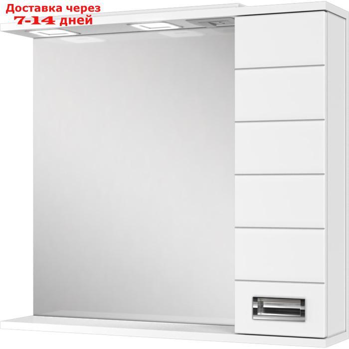 Комплект мебели для ванной Домино Cube Elen 65, без ящика, правый - фото 4 - id-p226871298