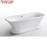 Ванна акриловая Azario BORDEAUX 180x90x60 см, свободностоящая, сифон, рама, белая