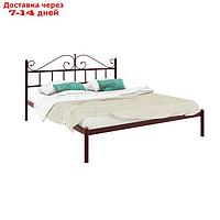 Кровать "Диана", 1800×2000 мм, металл, цвет коричневый