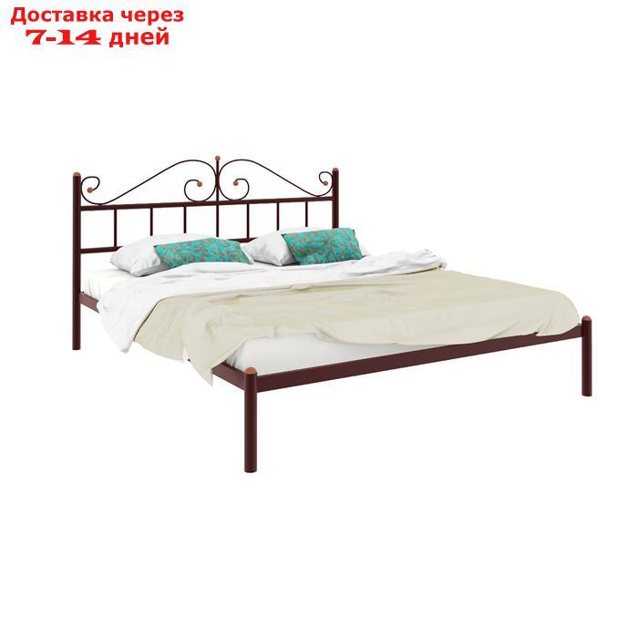 Кровать "Диана", 1800×2000 мм, металл, цвет коричневый - фото 1 - id-p226871309