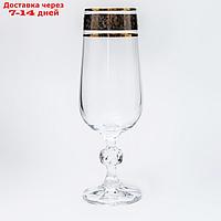 Набор бокалов для шампанского Crystalex "Клаудия. Эксклюзив", 180 мл, 6 шт