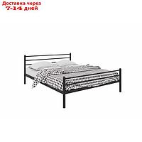 Кровать "Милана Плюс", 1400×2000 мм, металл, цвет чёрный