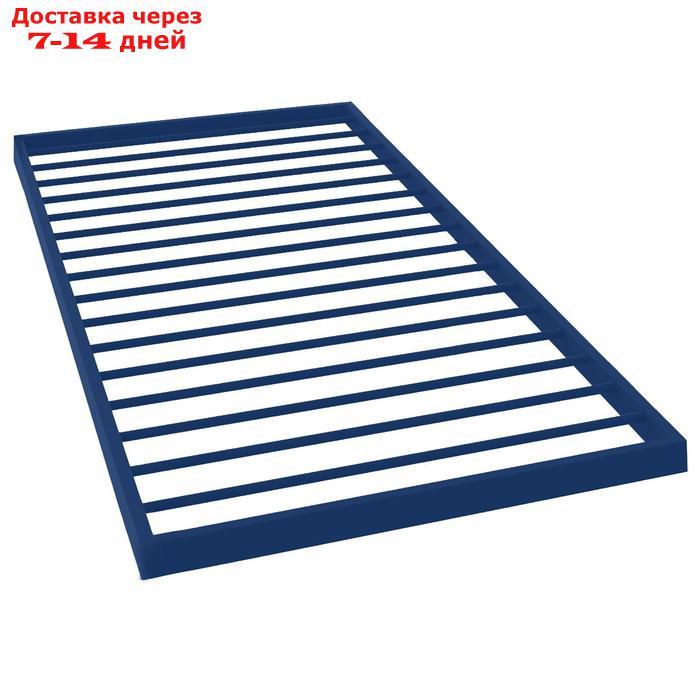 Кровать "Милана Мини Плюс", 900×2000 мм, металл, цвет синий - фото 2 - id-p226871315