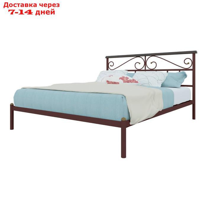 Кровать "Эсмиральда", 1400×2000 мм, металл, цвет коричневый - фото 1 - id-p226871331