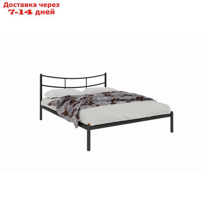 Кровать "Софья", 1800×2000 мм, металл, цвет чёрный - фото 1 - id-p226871333